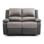 Paris Prix Canapé De Relaxation Microfibre "Polo" 143cm Gris Clair