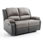 paris prix Canapé de Relaxation Microfibre "Polo" 143cm Gris Clair