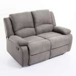 paris prix Canapé de Relaxation Microfibre "Polo" 143cm Gris