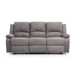 Paris Prix Canapé De Relaxation Microfibre "Polo" 193cm Gris