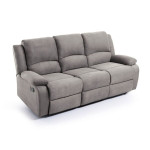 paris prix Canapé de Relaxation Microfibre "Polo" 193cm Gris