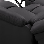 Paris Prix Canapé De Relaxation Microfibre "Polo" 193cm Noir