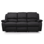 paris prix Canapé de Relaxation Microfibre "Polo" 193cm Noir