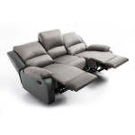 Paris Prix Canapé De Relaxation "Polo" 193cm Gris Clair