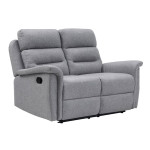 Paris Prix Canapé De Relaxation Tissu "Kato" 140cm Gris