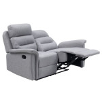 Paris Prix Canapé De Relaxation Tissu "Kato" 140cm Gris