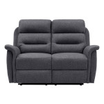 Paris Prix Canapé De Relaxation Tissu "Kato" 140cm Gris Foncé