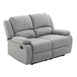 Paris Prix Canapé De Relaxation Tissu "Polo" 143cm Gris