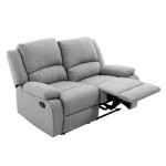 Paris Prix Canapé De Relaxation Tissu "Polo" 143cm Gris