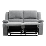 Paris Prix Canapé De Relaxation Tissu "Polo" 143cm Gris