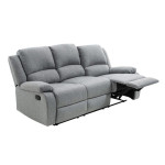 Paris Prix Canapé De Relaxation Tissu "Polo" 193cm Gris