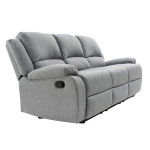 Paris Prix Canapé De Relaxation Tissu "Polo" 193cm Gris