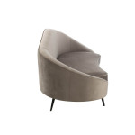 Paris Prix Canapé Design 3 Places "Elisabeth" 182cm Gris
