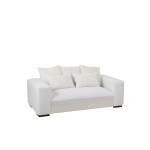 Paris Prix Canapé Design 5 Coussins "Monaco" 217cm Blanc