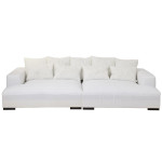 Paris Prix Canapé Design 9 Coussins "Monaco" 330cm Blanc