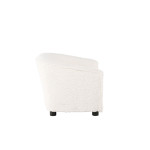 Paris Prix Canapé Enfant En Bouclette "Moon" 90cm Blanc