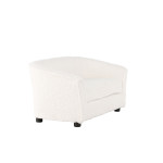 Paris Prix Canapé Enfant En Bouclette "Moon" 90cm Blanc