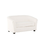 Paris Prix Canapé Enfant En Bouclette "Moon" 90cm Blanc