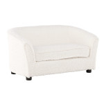 paris prix Canapé Enfant en Bouclette "Moon" 90cm Blanc