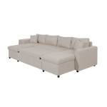 Paris Prix Canapé Panoramique Convertible "Coval II" 311cm Beige