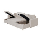 Paris Prix Canapé Panoramique Convertible "Coval II" 311cm Beige
