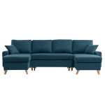 paris prix Canapé Panoramique Convertible "Koli" 289cm Bleu