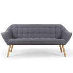 Paris Prix Canapé Scandinave 3 Places "Laos" 173cm Gris