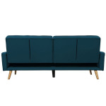 Paris Prix Canapé Scandinave Convertible "North" 205cm Bleu