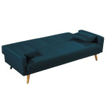 Paris Prix Canapé Scandinave Convertible "North" 205cm Bleu