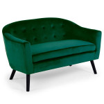 paris prix Canapé Scandinave Velours "Lopy" 129cm Vert