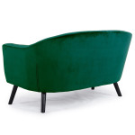 Paris Prix Canapé Scandinave Velours "Lopy" 157cm Vert