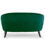 Paris Prix Canapé Scandinave Velours "Lopy" 157cm Vert