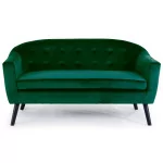 paris prix Canapé Scandinave Velours "Lopy" 157cm Vert