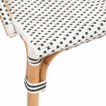 Paris Prix Chaise Bistrot En Rotin "Trecia" 84cm Blanc
