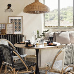Paris Prix Chaise Bistrot En Rotin "Trecia" 84cm Blanc