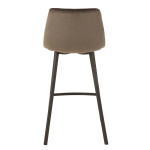 Paris Prix Chaise De Bar Design "Olivier" 95cm Gris Foncé