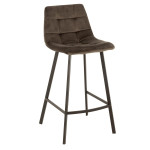 paris prix Chaise de Bar Design "Olivier" 95cm Gris Foncé