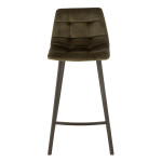 Paris Prix Chaise De Bar Design "Olivier" 95cm Vert Foncé