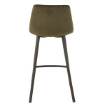 Paris Prix Chaise De Bar Design "Olivier" 95cm Vert Foncé