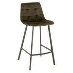 paris prix Chaise de Bar Design "Olivier" 95cm Vert Foncé