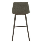 Paris Prix Chaise De Bar Design "Stéphane" 95cm Gris Foncé