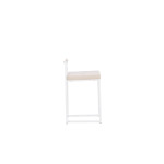 Paris Prix Chaise De Bar En Velours "Opelika" 80cm Beige