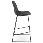 Paris Prix Chaise De Bar Tissu "Verno" 112cm Gris Foncé