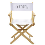 Paris Prix Chaise De Bureau "Artiste" 83cm Blanc & Naturel