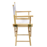 Paris Prix Chaise De Bureau "Artiste" 83cm Blanc & Naturel