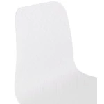 Paris Prix Chaise De Bureau Design à Roulettes "Annie" 80cm Blanc
