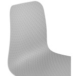 Paris Prix Chaise De Bureau Design à Roulettes "Annie" 80cm Gris
