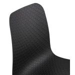 Paris Prix Chaise De Bureau Design à Roulettes "Annie" 80cm Noir