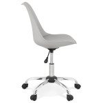 Paris Prix Chaise De Bureau Design "Amidon" 81cm Gris