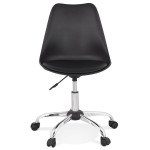 Paris Prix Chaise De Bureau Design "Amidon" 81cm Noir